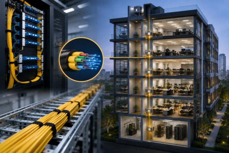 Backbone Fiber Optik untuk Gedung Bertingkat