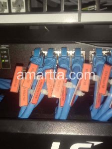 kabel lan rapi dengan label yang jelas