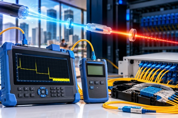 Alat tes kabel fiber optik