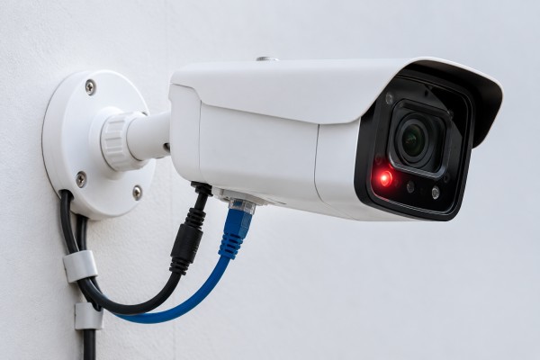 CCTV model bullet warna putih